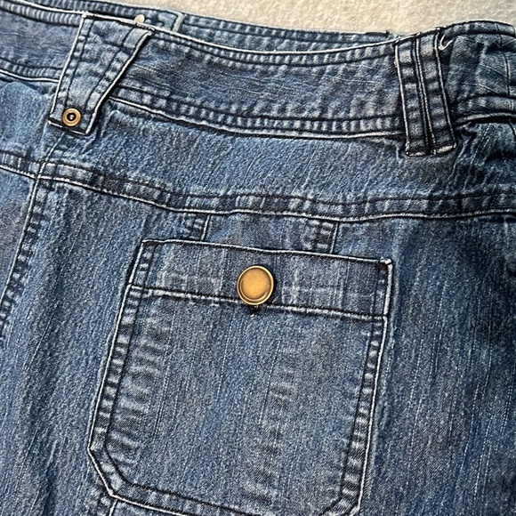 Y2K Midi Denim Skirt Size 12 Long Modest Country - Picture 8 of 11